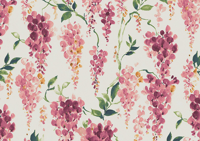 Wisteria Silk, Rosewood - Roman Blind - Image 7